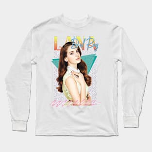 Lana Del Rey 90s Retro Aesthetic Long Sleeve T-Shirt